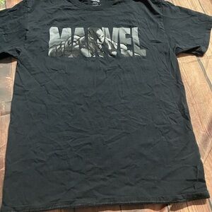 Marvel Black Graphic Tee - Women's Short Sleeve